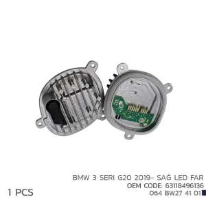 BMW 3 Seri G20 2019 Sağ Led Far Modül 63118496136DRS Tuning kalitesiyle tanışın! Özel olarak Universal  model araçlar için üretilen bu ürün, otomobilinizin hatl