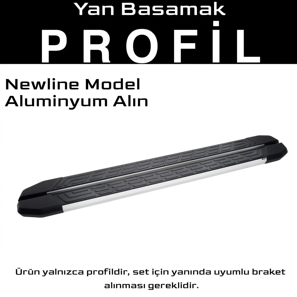Chery Tiggo 7-8 Pro Newline Aluminyum Yan Basamak Profil 183 Cm Etekli 36lık