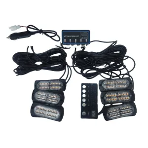 oto uzay uyumlu 17 fonksiyonlu çakar lamba 12-30v 24 led 6 adet sarı*sarı set / LAPA549-1 modelleri DRS Tuning'de. Kaliteli malzeme, hızlı kargo ve güvenli
