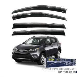 Niken Toyota Rav4 2013-2018 Kromlu Cam Rüzgarlığı 4 LÜDRS Tuning kalitesiyle tanışın! Özel olarak Toyota  model araçlar için üretilen bu ürün, otomobilinizin ha