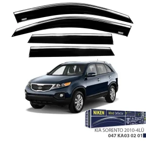 Niken Kia Sorento 2010- Kromlu Cam Rüzgarlığı 4 LÜDRS Tuning kalitesiyle tanışın! Özel olarak Kia  model araçlar için üretilen bu ürün, otomobilinizin hatlarına