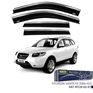 Niken Hyundai Santa Fe 2006- Kromlu Cam Rüzgarlığı 4 LÜDRS Tuning kalitesiyle tanışın! Özel olarak Hyundai  model araçlar için üretilen bu ürün, otomobilinizin 