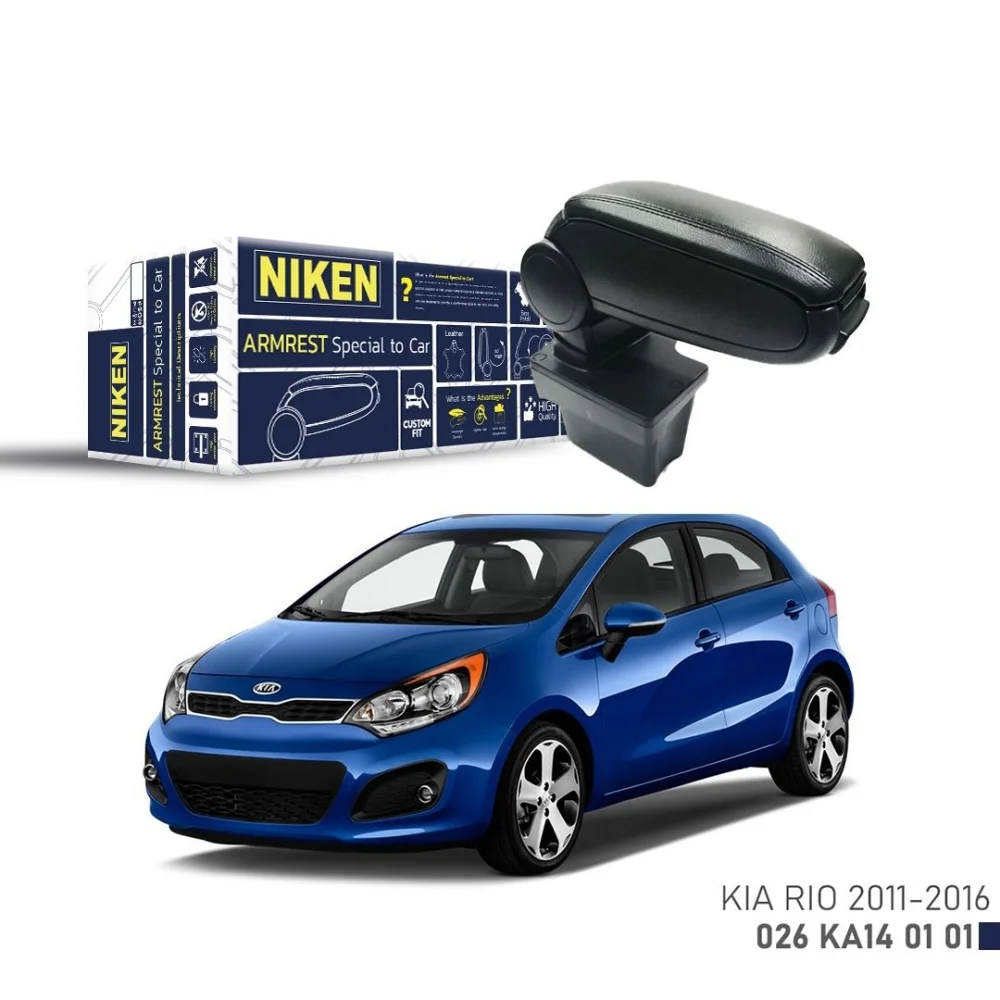 Kia Rio 2011-2016 Araca Özel Kol Dayama Siyah