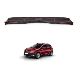 Dacia Sandero Arka Tampon Eşiği Koruma (ABS) Mat Siyah 2012 ve Sonrası thumb 3