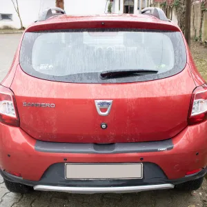 Dacia Sandero Arka Tampon Eşiği Koruma (ABS) Mat Siyah 2012 ve Sonrası thumb 4