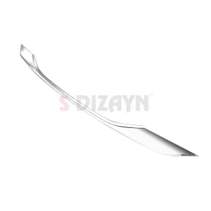 Drs Tuning Peugeot 2008 2 Krom Ön Tampon Çıtası 2020-2023 (Mat Krom) - Görsel 3