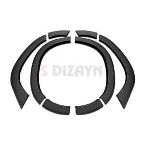 Drs Tuning Dacia Duster 2 Çamurluk Kaplaması Dodik Seti 8 Prç 2018-2023 A+ Kalite - Görsel 2
