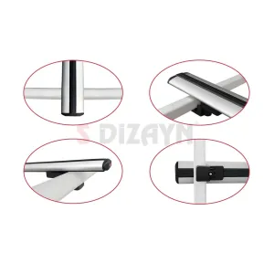 S-Dizayn Universal Basic Model Gri Ara Atkı 118 Cm A+ Kalite thumb 4