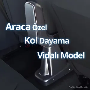 Drs Tuning Seat Arona Kol Dayama Kolçak ABS Vidalı Gri 2017 Üzeri A+ Kalite - Görsel 5