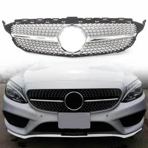 s-dizayn uyumlu Mercedes C-Class W205 Ön Panjur Krom Diamond Model 2015-2018 modelleri DRS Tuning'de. Kaliteli malzeme, hızlı kargo ve güvenli alışverişle