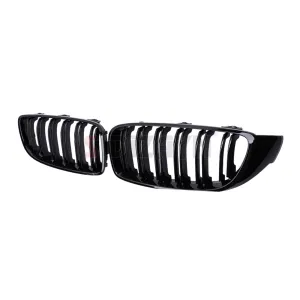 S-Dizayn Bmw 4 Serisi F32/F33/F36 Ön Panjur Böbrek Parlak Siyah Piano Black M4 Model 2012-2017 thumb 4