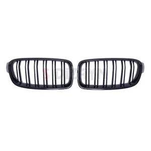 S-Dizayn Bmw 3 Serisi F30/F31/F35 Ön Panjur Böbrek Parlak Siyah Piano Black M3 Model 2012-2017 thumb 3