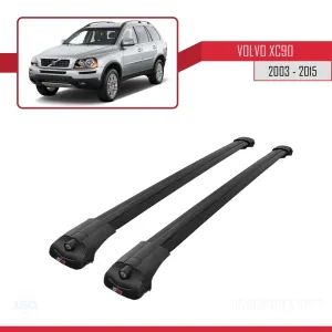 Volvo XC90 2003-2015 Arası ile uyumlu ACE-1 Ara Atkı Tavan Barı SİYAH - Görsel 3
