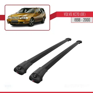 Volvo XC70 (DE) 1998-2000 Arası ile uyumlu ACE-1 Ara Atkı Tavan Barı SİYAH thumb 3
