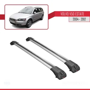 Volvo V50 Estate 2004-2012 Arası ile uyumlu ACE-1 Ara Atkı Tavan Barı GRİ thumb 3
