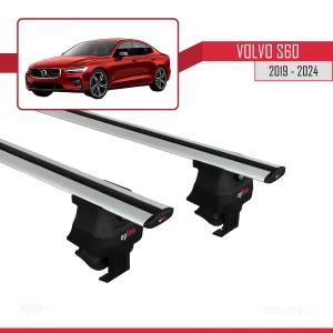 Volvo S60 2019 ve Sonrası ile uyumlu ACE-4 Ara Atkı Tavan Barı GRİ - Görsel 3