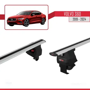 Volvo S60 2019 ve Sonrası ile uyumlu ACE-4 Ara Atkı Tavan Barı GRİ - Görsel 4