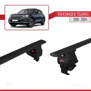 Volkswagen Touareg III (CR) 2019 ve Sonrası ile uyumlu ACE-4 Ara Atkı Tavan Barı SİYAH thumb 5