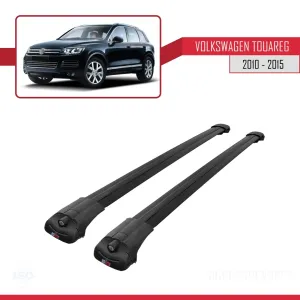 Volkswagen Touareg 2010-2015 Arası ile uyumlu ACE-1 Ara Atkı Tavan Barı SİYAH thumb 3
