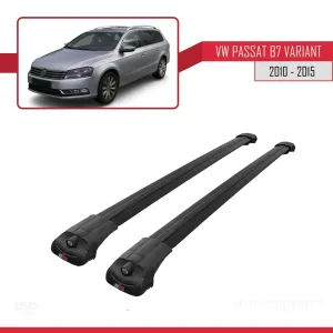 Volkswagen Passat (B7) VARIANT 2010-2015 Arası ile uyumlu ACE-1 Ara Atkı Tavan Barı SİYAH thumb 3