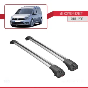 Volkswagen Caddy 2015-2019 Arası ile uyumlu ACE-1 Ara Atkı Tavan Barı GRİ thumb 3