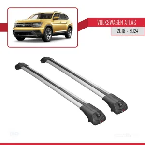 Volkswagen Atlas 2018 ve Sonrası ile uyumlu ACE-1 Ara Atkı Tavan Barı GRİ thumb 3