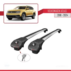 Volkswagen Atlas 2018 ve Sonrası ile uyumlu ACE-1 Ara Atkı Tavan Barı GRİ thumb 4