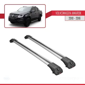 Volkswagen Amarok 2010-2016 Arası ile uyumlu ACE-1 Ara Atkı Tavan Barı GRİ thumb 3