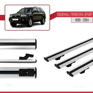 Vauxhall Frontera Sport 1999-2004 Arası ile uyumlu Basic Model Ara Atkı Tavan Barı GRİ 3 ADET thumb 3