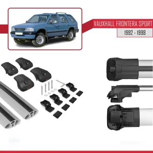 Vauxhall Frontera Sport 1992-1998 Arası ile uyumlu ACE-1 Ara Atkı Tavan Barı GRİ thumb 5