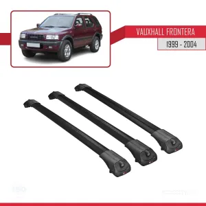 Vauxhall Frontera 1999-2004 Arası ile uyumlu ACE-1 Ara Atkı Tavan Barı SİYAH 3 ADET BAR thumb 3