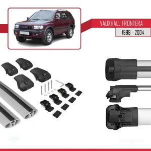 Vauxhall Frontera 1999-2004 Arası ile uyumlu ACE-1 Ara Atkı Tavan Barı GRİ thumb 5