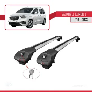 Vauxhall Combo E 2019-2023 Arası ile uyumlu ACE-1 Ara Atkı Tavan Barı GRİ thumb 4