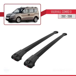 Vauxhall Combo D 2012-2018 Arası ile uyumlu ACE-1 Ara Atkı Tavan Barı SİYAH thumb 3