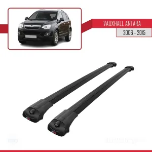 Vauxhall Antara 2006-2015 Arası ile uyumlu ACE-1 Ara Atkı Tavan Barı SİYAH thumb 3