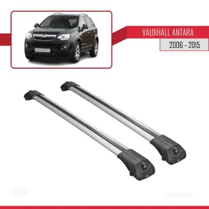 Vauxhall Antara 2006-2015 Arası ile uyumlu ACE-1 Ara Atkı Tavan Barı GRİ thumb 3