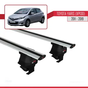 Toyota Yaris / Vitz (XP130) 2011-2019 Arası ile uyumlu ACE-4 Ara Atkı Tavan Barı GRİ - Görsel 4