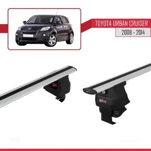 Toyota Urban Cruiser 2008-2014 Arası ile uyumlu ACE-4 Ara Atkı Tavan Barı GRİ - Görsel 3