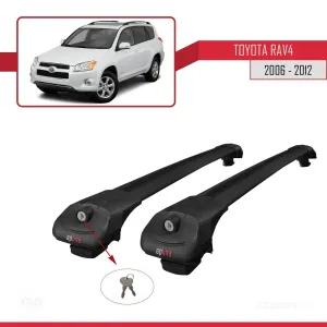 Toyota RAV4 2006-2012 Arası ile uyumlu ACE-1 Ara Atkı Tavan Barı SİYAH - Görsel 4