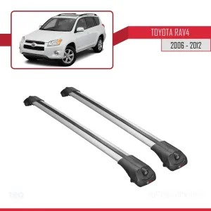 Toyota RAV4 2006-2012 Arası ile uyumlu ACE-1 Ara Atkı Tavan Barı GRİ - Görsel 3