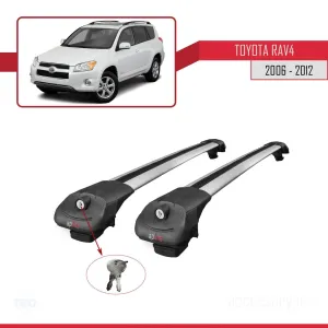 Toyota RAV4 2006-2012 Arası ile uyumlu ACE-1 Ara Atkı Tavan Barı GRİ - Görsel 4
