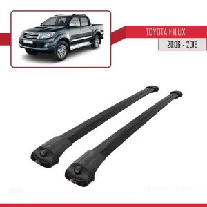 Toyota Hilux 2006-2016 Arası ile uyumlu ACE-1 Ara Atkı Tavan Barı SİYAH - Görsel 3