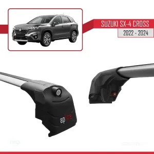 Suzuki SX4 S-Cross 2022 ve Sonrası ile uyumlu ACE-2 Ara Atkı Tavan Barı GRİ - Görsel 3