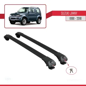 Suzuki Jimny 1998-2018 Arası ile uyumlu ACE-1 Ara Atkı Tavan Barı SİYAH - Görsel 4