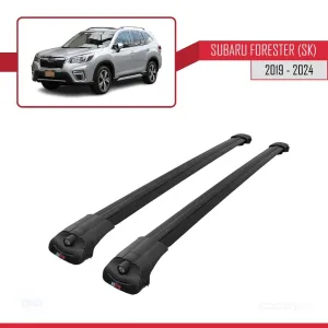 Subaru Forester (SK) 2019 ve Sonrası ile uyumlu ACE-1 Ara Atkı Tavan Barı SİYAH - Görsel 3