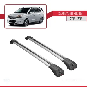 Ssangyong Rodius 2013-2018 Arası ile uyumlu ACE-1 Ara Atkı Tavan Barı GRİ thumb 3