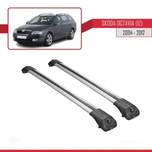Skoda Octavia (1Z) 2004-2012 Arası ile uyumlu ACE-1 Ara Atkı Tavan Barı GRİ thumb 3
