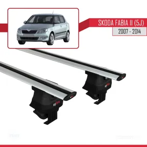 Skoda Fabia II (5J) 2007-2014 Arası ile uyumlu ACE-4 Ara Atkı Tavan Barı GRİ thumb 2