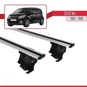 Seat Mii 2012-2021 Arası ile uyumlu ACE-4 Ara Atkı Tavan Barı GRİ - Görsel 2