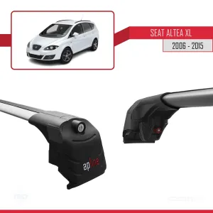 Seat Altea XL 2006-2015 Arası ile uyumlu ACE-2 Ara Atkı Tavan Barı GRİ thumb 4